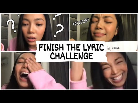 finish the lyric challenge! (quarantine edition)