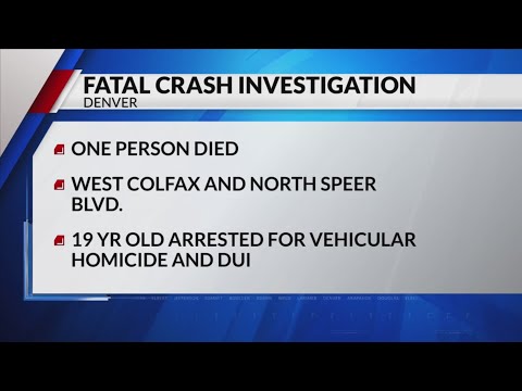 19-year-old arrested after deadly crash near downtown Denver