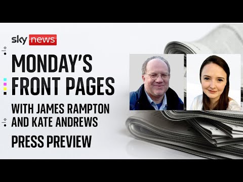 📰 Sky News Press Preview | 26 May 2024