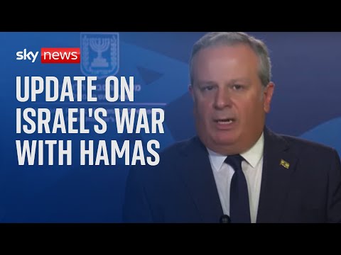 Watch live: Update on Israel's war with Hamas