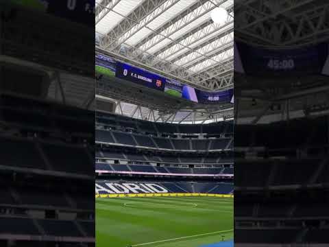 Se estrena el nuevo videomarcador del Bernabéu #shorts