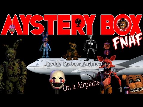 Five Nights at Freddy's Blind Box FNAF Blind Bags Mystery collectors figurines Opening on a Airplane