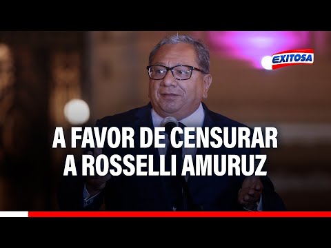 Anderson votará a favor de censurar a Rosselli Amuruz de la tercera vicepresidencia del Congreso