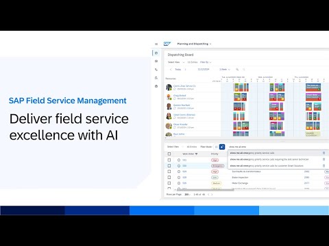 SAP Field Service Management – Demo