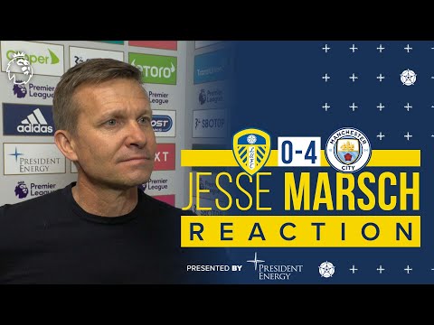“Our fans were outstanding” | Jesse Marsch reaction | Leeds United 0-4 Man City