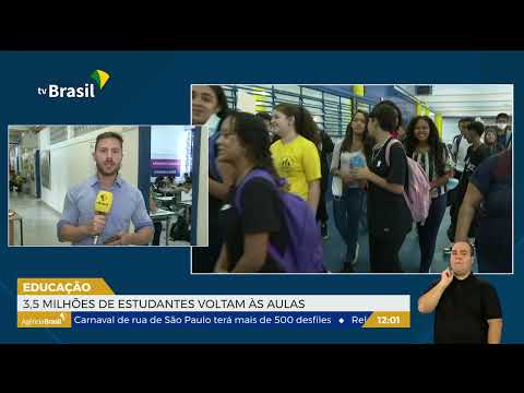 DF | Mais de 3,5 milhões de estudantes voltam às aulas nesta sexta-feira