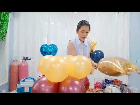 วิธีทำฐานตั้งลูกโป่งฟอยล์ วิธีทำฐานตั้งลูกโป่งฟอยล์