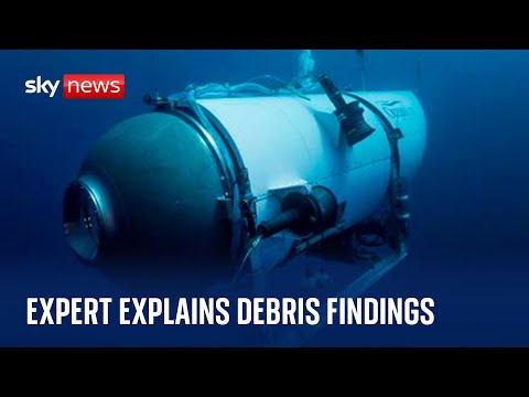 Undersea expert: Five different pieces of major debris signalled it was Titan