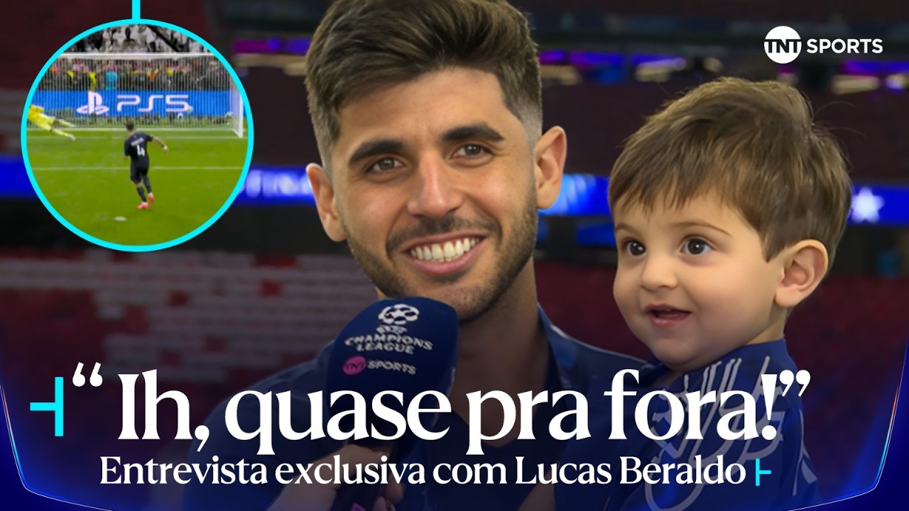 BERALDO REAGE AO PRÓPRIO PÊNALTI DECISIVO PELO PSG NA FINAL DA CHAMPIONS!