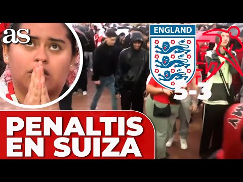 DEVASTADOS en SUIZA con la TANDA DE PENALTIS del INGLATERRA vs SUIZA | EURO2024