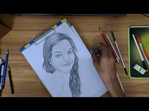Learn Step by Step Realistic Perfect Portrait Drawing SECRETS // Part -6 #drawing #portraitart #art