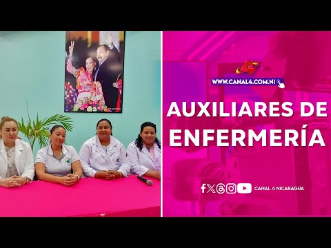 Jóvenes inician formación como auxiliares de enfermería y técnicos en anestesia en Managua