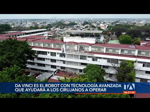 El robot Da Vinci será el nuevo aliado en cirugías en el Hospital Teodoro Maldonado Carbo
