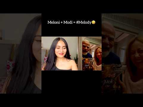 Modi ji gift melody to meloni 💖 #youtubeshorts #comedy