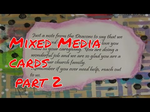 Mixed Media cards part 2