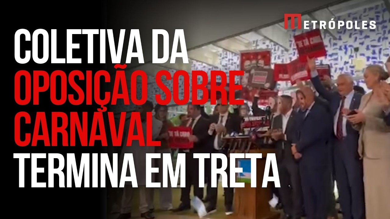 Entrevista da oposição sobre desfile que homenageou Lula termina em confusão