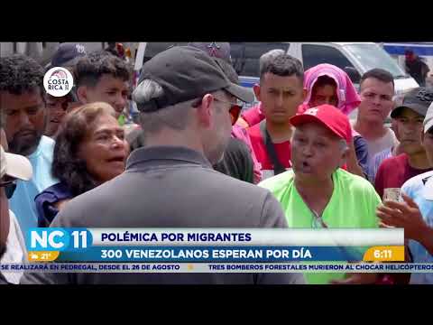 Frontera de Paso Canoas registra paso de 300 venezolanos al día