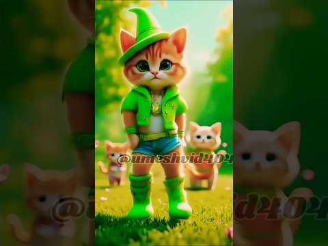 Cute Cat Heart - touching Dance🥰 #funny #Cat #Cute Cat #Funny Dance #Animal Dancing World