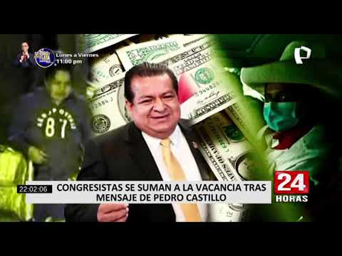 Congreso: bancadas reaccionaron tras mensaje a la Nación de Pedro Castillo
