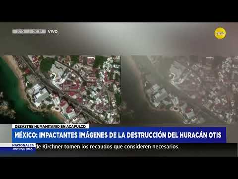 México: impactantes imágenes del huracán Otis ? HNT con Hugo Macchiavelli ? 27-10-23