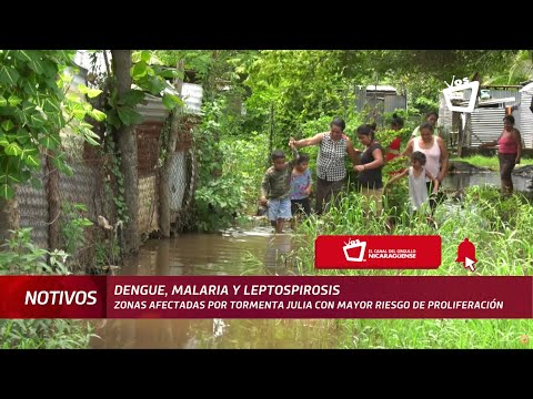 Dengue, malaria y leptospirosis podría aumentar en zonas afectadas por Julia