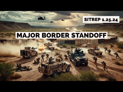 Major Border Standoff Coming Between the Fed and Texas! SITREP 1.25.24