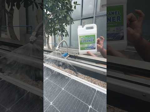 Fully Automatic Solar Panel Cleaning System #superpiping