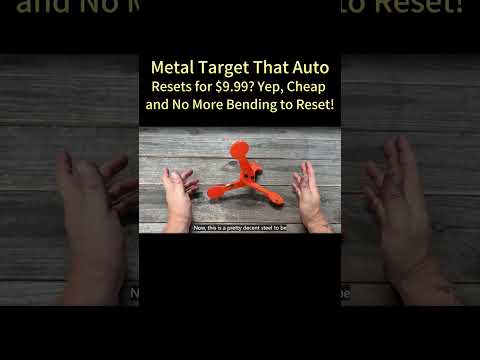 Metal Target That Auto Resets for $9.99? Yep, Cheap and No More Bending to Reset! #target