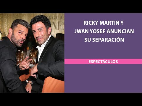 Ricky Martin y Jwan Yosef anuncian su separación
