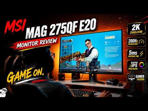 Best 1440p Gaming Monitor Got an update? - MSI MAG 275QF E20 Review
