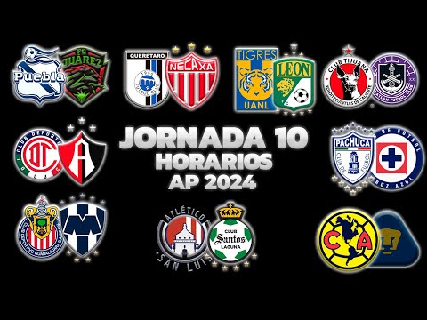 HORARIOS, CANALES Y FECHAS DONDE VER LA JORNADA 10 | LIGA MX APERTURA 2024