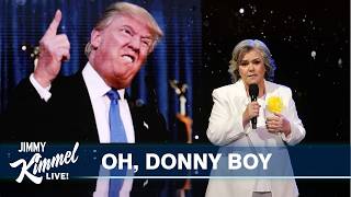 Thumbnail for the video "Rosie O’Donnell Sings a Song for Donald Trump" from Jimmy Kimmel Live