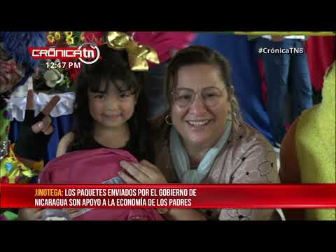 Niños de Centros de Desarrollo Infantil reciben paquetes escolares en Jinotega - Nicaragua