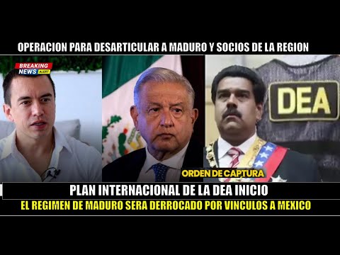 URGENTE! OPERACION de la DEA para DERROCAR al regimen de MADURO inicia con Daniel Noboa en ECUADOR