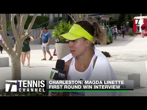 Magda Linette Earns A First Round Win And Opens Up About The Mental Side Of Tennis | Charleston 1R