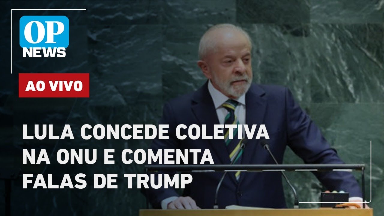 🔴AO VIVO Lula comenta falas de Trump em entrevista coletiva à imprensa na ONU confira | OP NEWS