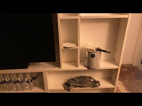 Painting White Shelves