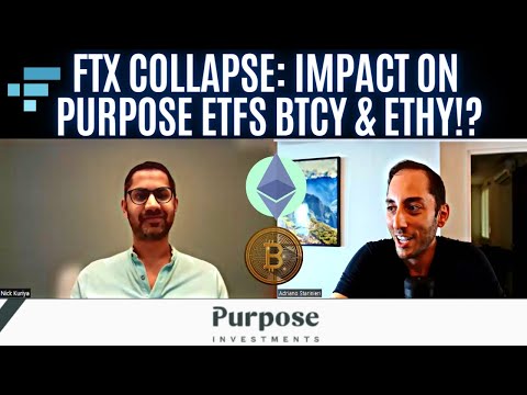 FTX Collapse: Are the Purpose Crypto ETFs SAFE? - BTCC/BTCY & ETHH/ETHY - Q&A w/Purpose ETFs Part 2