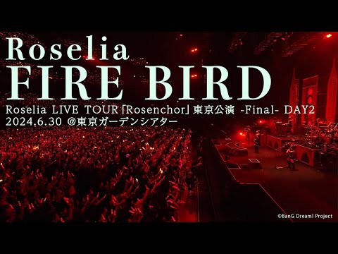 【公式ライブ映像】Roselia「FIRE BIRD」（Roselia LIVE TOUR「Rosenchor」東京公演 -Final- DAY2より）