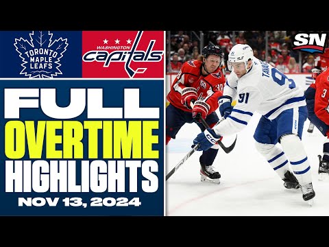 Toronto Maple Leafs at Washington Capitals | FULL Overtime Highlights - November 13, 2024