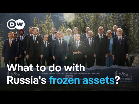 G7 ministers discuss what to do with $300 billion of frozen Russian assets | DW News
