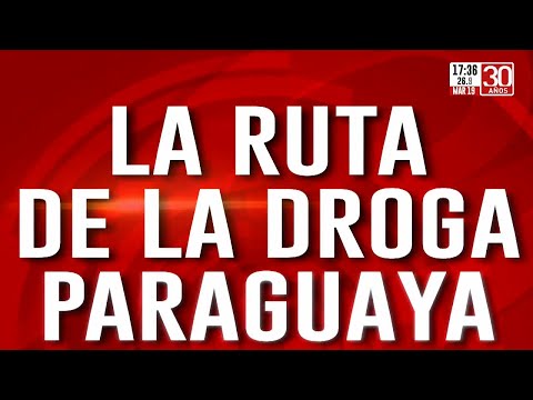 La ruta de la droga paraguaya: impresionante operativo en la selva