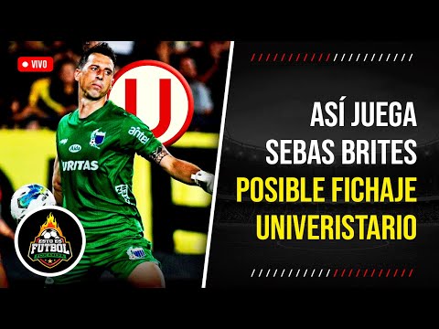 ¡UNA MURALLA! Así juega SEBASTIÁN BRITOS posible REFUERZO de UNIVERSITARIO 2024