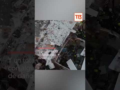 Explosión en Lo Barnechea destruye cuatro casas