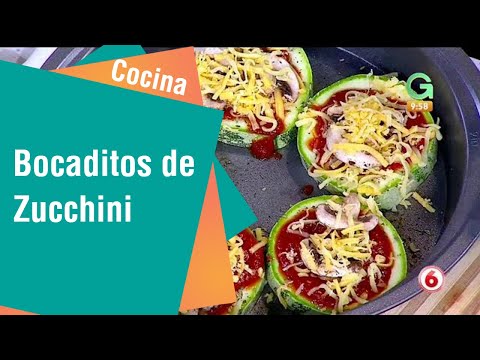 Receta de Secretos de Cocina de Unilever: Bocaditos de Zucchini