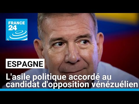 L'Espagne accorde l'asile politique au candidat de l'opposition vénézuélien • FRANCE 24