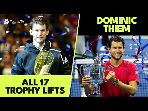 Dominic Thiem: Every Championship Point & Trophy Lift! 🏆