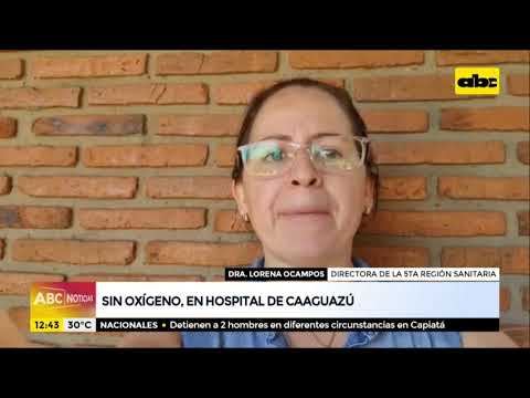 Hospital de Caaguazú no cuenta con oxígeno