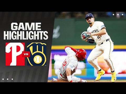 Phillies vs. Brewers Game Highlights (9/18/24) | MLB Highlights