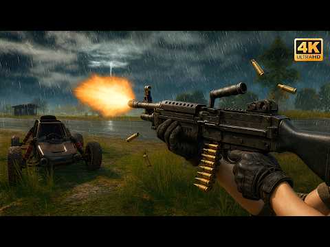 PUBG PC: ERANGLE HEAVY RAIN SOLO GAMEPLAY! (NO COMMENTARY)